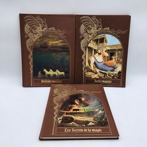 Time-Life Les Mondes Enchantes 3 Book Set French Enchanted World Fantasy Occult